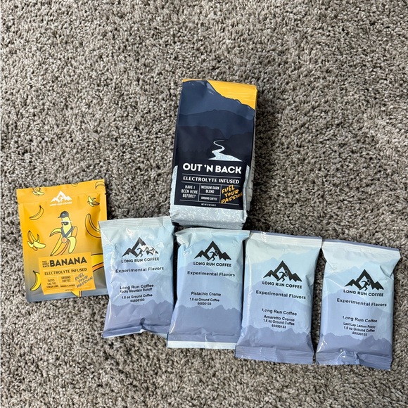 Long Run Electrolyte Infused Coffee Grounds - Picture 1 of 3